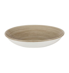 Assiettes rondes Churchill Stonecast Patina Antique Taupe 248mm (Lot de 8)