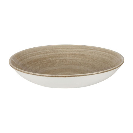 Assiettes rondes Churchill Stonecast Patina Antique Taupe 248mm (Lot de 8)