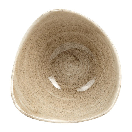 Bols triangulaires Churchill Stonecast Patina Antique Taupe 153mm (Lot de 12)