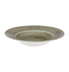 Bols bord large Churchill Stonecast Patina Antique Wide Green 280mm (Lot de 12)