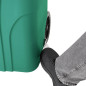 Poubelle à roulettes  avec pédale Jantex 120L verte