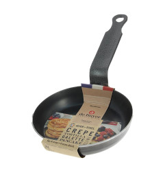 Poêle à blinis en tôle d¿acier bleuie De Buyer 12 cm