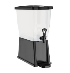 Distributeur de boissons en polypropylène noir Olympia 12L