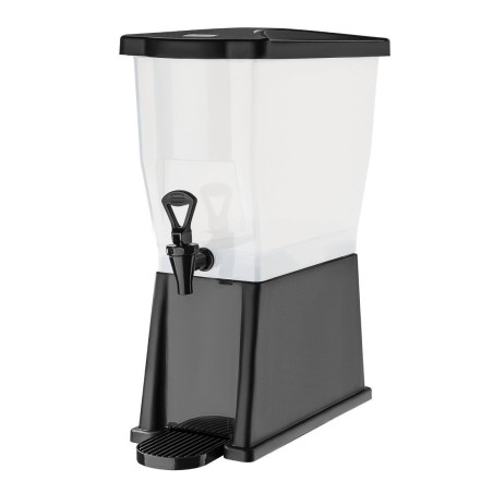 Distributeur de boissons en polypropylène noir Olympia 12L