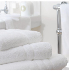 Serviette de toilette blanche Comfort Nova Mitre