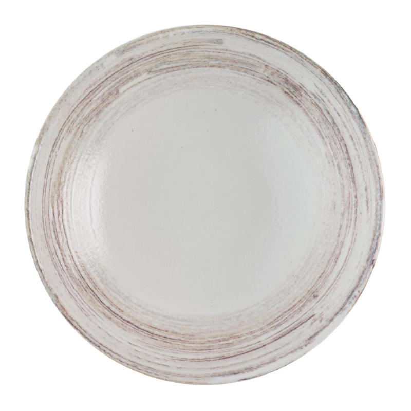 Assiettes coupes rondes Churchill Elements Dune 184mm (Lot de 12)