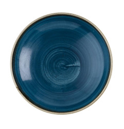 Assiettes coupe ronde Churchill Stonecast Java Blue 184mm (Lot de 12)
