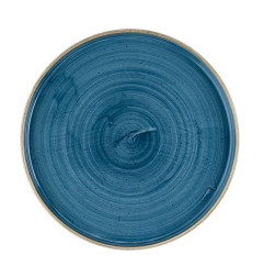 Assiettes avec rebord Churchill Stonecast Java Blue 260mm (Lot de 6)