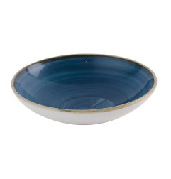 Assiettes coupe ronde Churchill Stonecast Java Blue 184mm (Lot de 12)