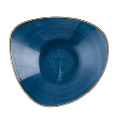 Bols triangulaires Churchill Stonecast Java Blue Lotus 228mm (Lot de 12)