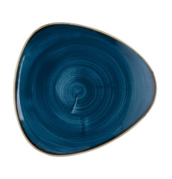 Bols triangulaires Churchill Stonecast Java Blue Lotus 152mm (Lot de 12)