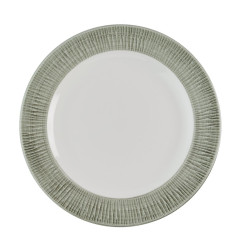 Assiettes classiques Churchill Bamboo Ceramic Spinwash Alpine 233mm (Lot de 12)