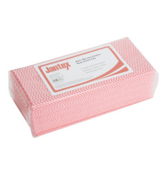 Chiffons non tissés Jantex rouges (lot de 50)