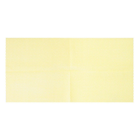 Chiffons non tissés Jantex jaunes (lot de 50)
