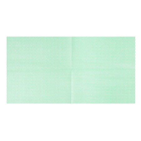 Chiffons non tissés Jantex verts (lot de 50)