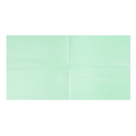 Chiffons non tissés Jantex verts (lot de 50)