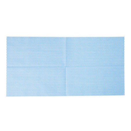 Chiffons non tissés Jantex bleus (lot de 50)