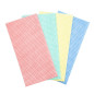 Chiffons non tissés Jantex bleus (lot de 50)