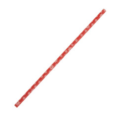 Pailles en papier Fiesta Compostable flocon de neige 210mm (lot de 250)