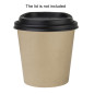 Gobelets boissons chaudes simple paroi Fiesta Recyclable 177ml kraft (lot de 1000)