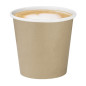 Gobelets boissons chaudes simple paroi Fiesta Recyclable 177ml kraft (lot de 1000)