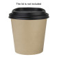 Gobelets boissons chaudes simple paroi Fiesta Compostable 177ml kraft (lot de 1000)