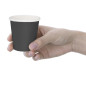 Gobelets boissons chaudes simple paroi Fiesta Recyclable 177ml noirs (lot de 1000)