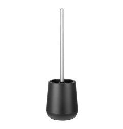 Brosse et support WC noir Jantex 