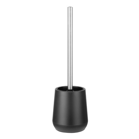 Brosse et support WC noir Jantex 