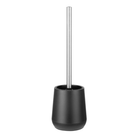 Brosse et support WC noir Jantex 