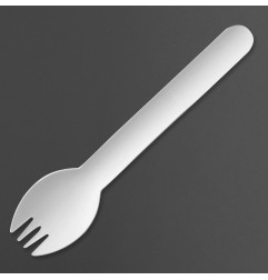 Cuillères en papier Fiesta Compostable 160 mm (lot de 100)