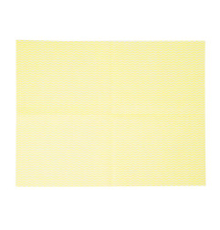 Chiffons non tissés très résistants Jantex jaunes (lot de 25)