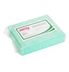 Chiffons non tissés très résistants Jantex verts (lot de 25)