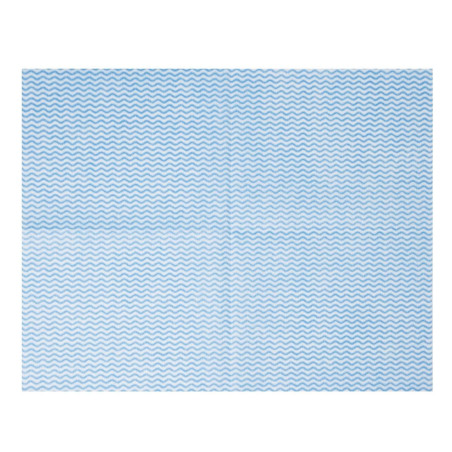 Chiffons non tissés très résistants Jantex bleus (lot de 25)