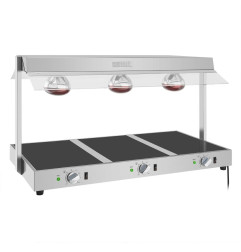 Portique chauffe-plat Buffalo 3x GN 1/1