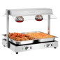 Portique chauffe-plat Buffalo 2x GN 1/1