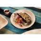 Assiettes creuses rondes en feuilles de palmier Fiesta Compostable 175mm (lot de 100)