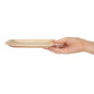 Assiettes creuses carrées en feuilles de palmier Fiesta Compostable 200mm (lot de 100)