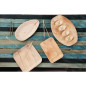 Assiettes creuses rectangulaires en feuilles de palmier Fiesta Compostable 250mm (lot de 100)