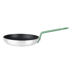 Poêle en aluminium antiadhésive Hygiplas Teflon Platinum Plus avec poignée verte 20cm