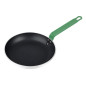 Poêle en aluminium antiadhésive Hygiplas Teflon Platinum Plus avec poignée verte 24cm