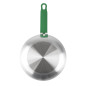 Poêle en aluminium antiadhésive Hygiplas Teflon Platinum Plus avec poignée verte 20cm