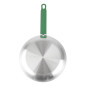 Poêle en aluminium antiadhésive Hygiplas Teflon Platinum Plus avec poignée verte 24cm