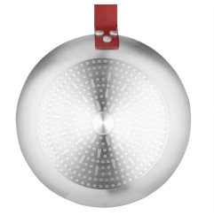 Poêle en aluminium antiadhésive Hygiplas Teflon Platinum Plus avec poignée rouge 20cm