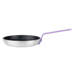 Poêle en aluminium antiadhésive Hygiplas Teflon Platinum Plus avec poignée violette 20cm