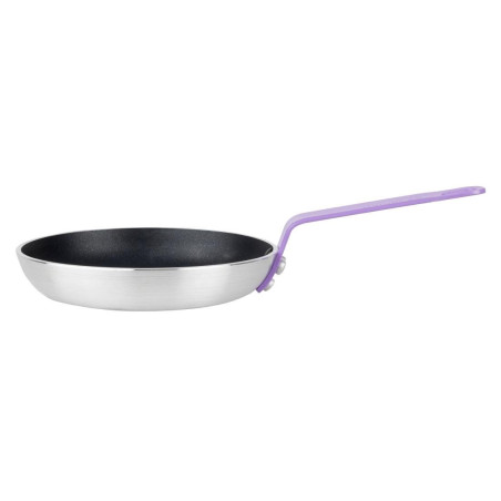 Poêle en aluminium antiadhésive Hygiplas Teflon Platinum Plus avec poignée violette 20cm