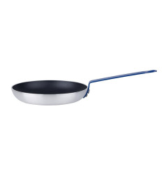 Poêle en aluminium antiadhésive Hygiplas Teflon Platinum Plus avec poignée bleue 28cm
