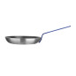 Poêle en aluminium antiadhésive Hygiplas Teflon Platinum Plus avec poignée bleue 24cm