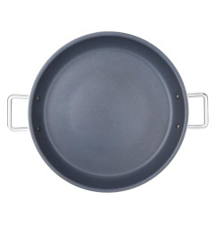 Poêle à paëlla en aluminium antiadhésive Vogue Teflon Platinum Plus 45cm