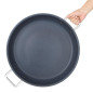 Poêle à paëlla en aluminium antiadhésive Vogue Teflon Platinum Plus 45cm
